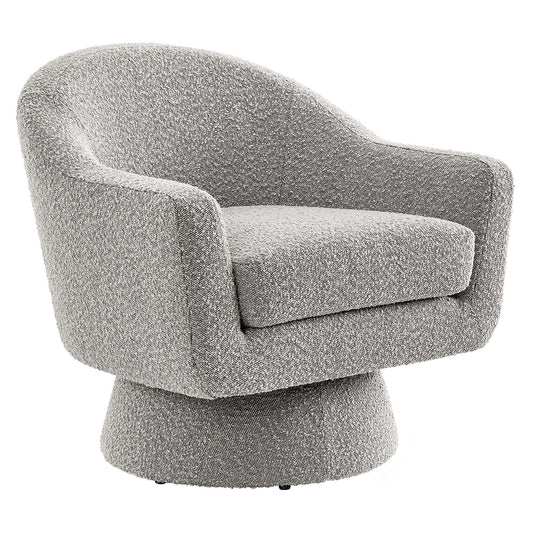 Modway - Astral Boucle Fabric Swivel Chair by Modway  Living Room Sofas and Armchairs Oatmeal - EEI-6359-TAU