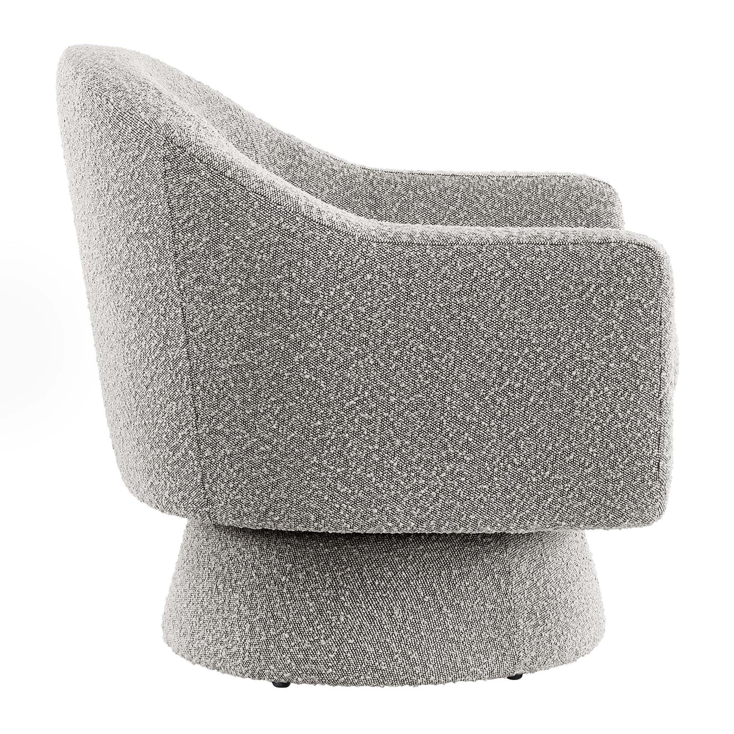 Modway - Astral Boucle Fabric Swivel Chair by Modway  Living Room Sofas and Armchairs Oatmeal - EEI-6359-TAU