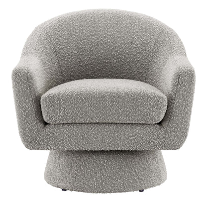 Modway - Astral Boucle Fabric Swivel Chair by Modway  Living Room Sofas and Armchairs Oatmeal - EEI-6359-TAU