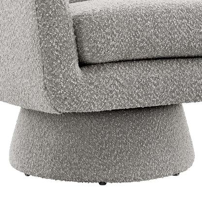 Modway - Astral Boucle Fabric Swivel Chair by Modway  Living Room Sofas and Armchairs Oatmeal - EEI-6359-TAU