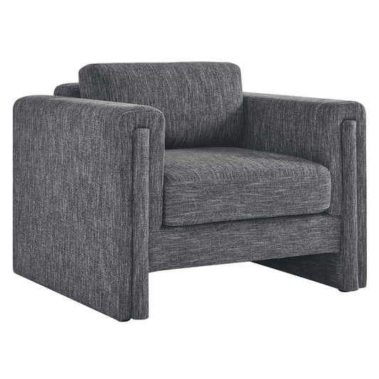 Modway Outlet Visible Fabric Armchair by Modway  Living Room Furniture Gray - EEI-6373-GRY