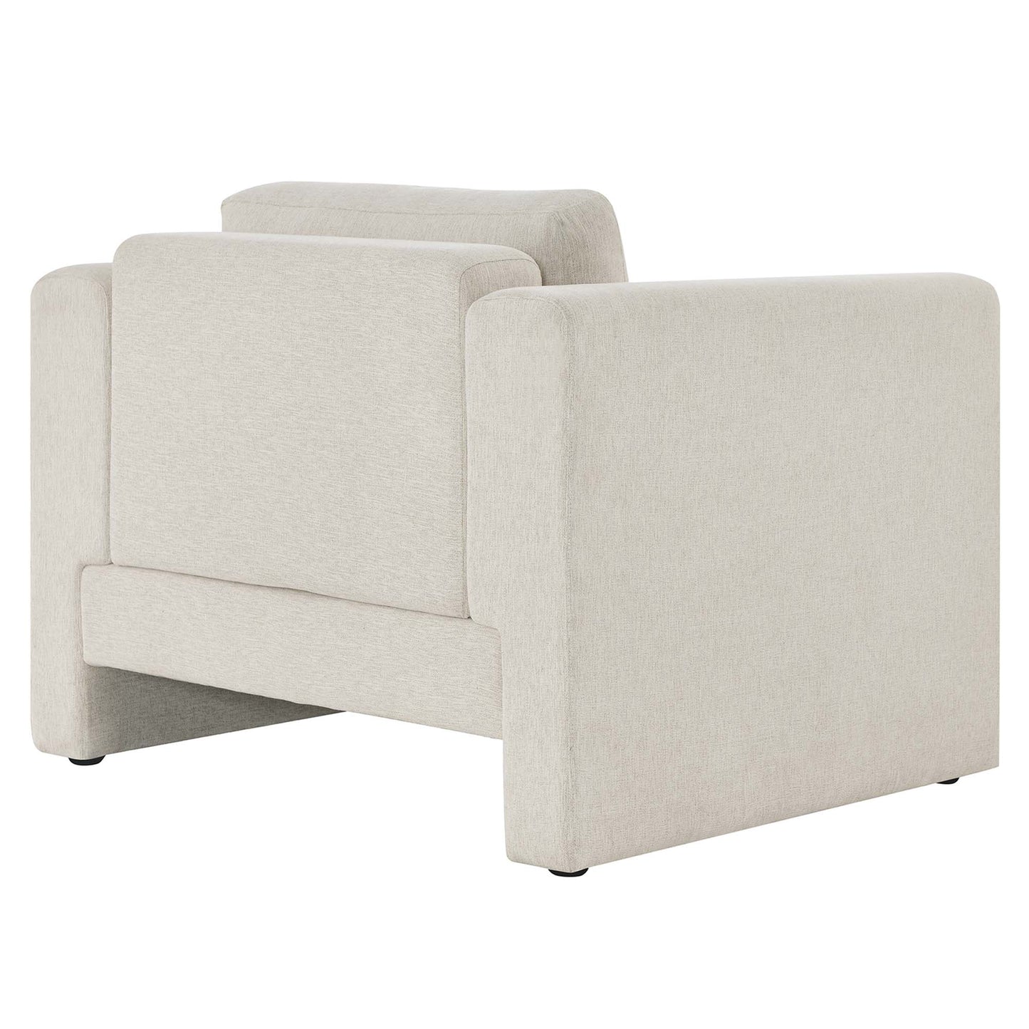 Modway - Visible Fabric Armchair by Modway  Living Room Sofas and Armchairs White - EEI-6373-IVO