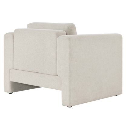 Modway - Visible Fabric Armchair by Modway  Living Room Sofas and Armchairs White - EEI-6373-IVO