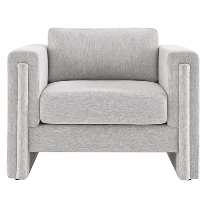 Modway Outlet Visible Fabric Armchair by Modway  Living Room Furniture Light Gray - EEI-6373-LGR