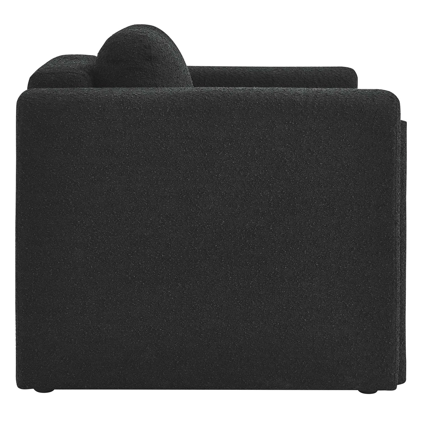 Modway Outlet Visible Boucle Fabric Armchair by Modway  Living Room Furniture Black - EEI-6374-BLK