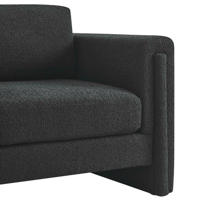 Modway Outlet Visible Boucle Fabric Armchair by Modway  Living Room Furniture Black - EEI-6374-BLK