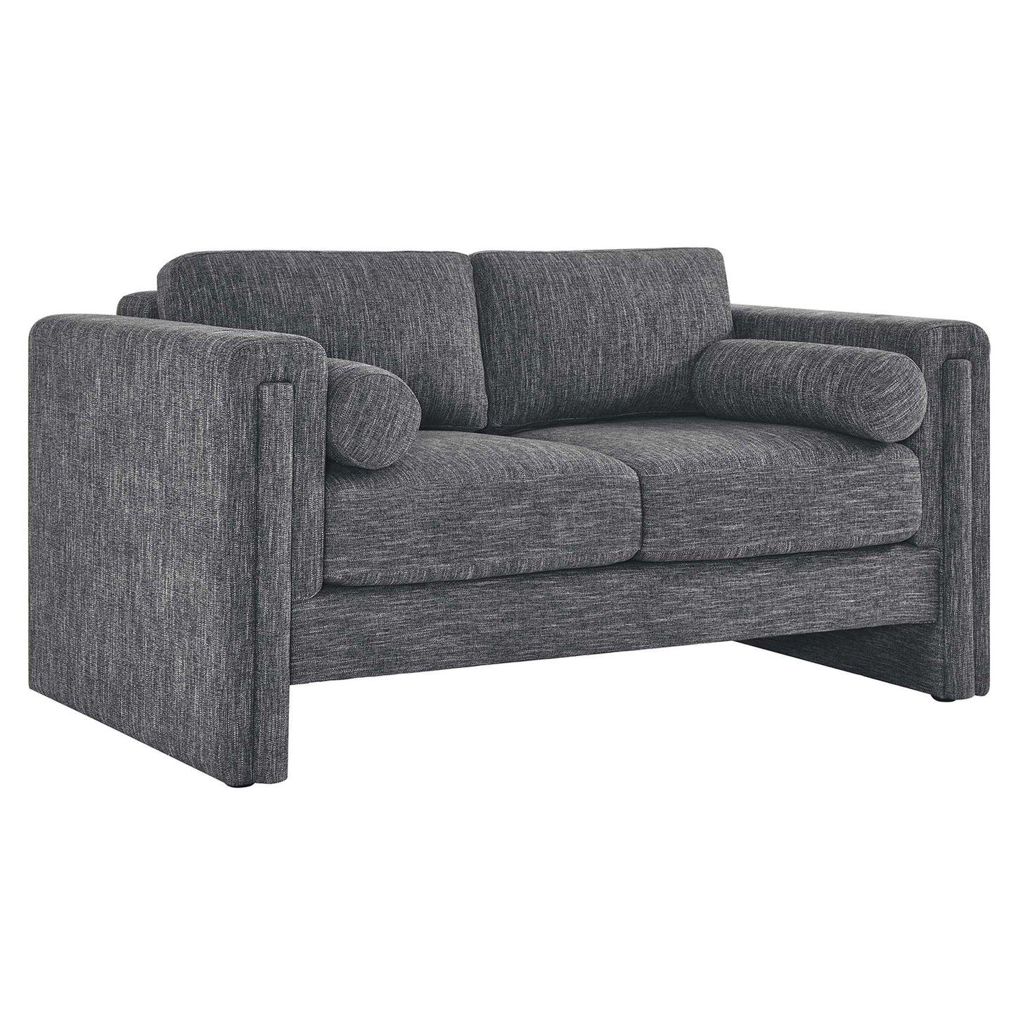 Modway Outlet Visible Fabric Loveseat by Modway  Living Room Furniture Gray - EEI-6375-GRY