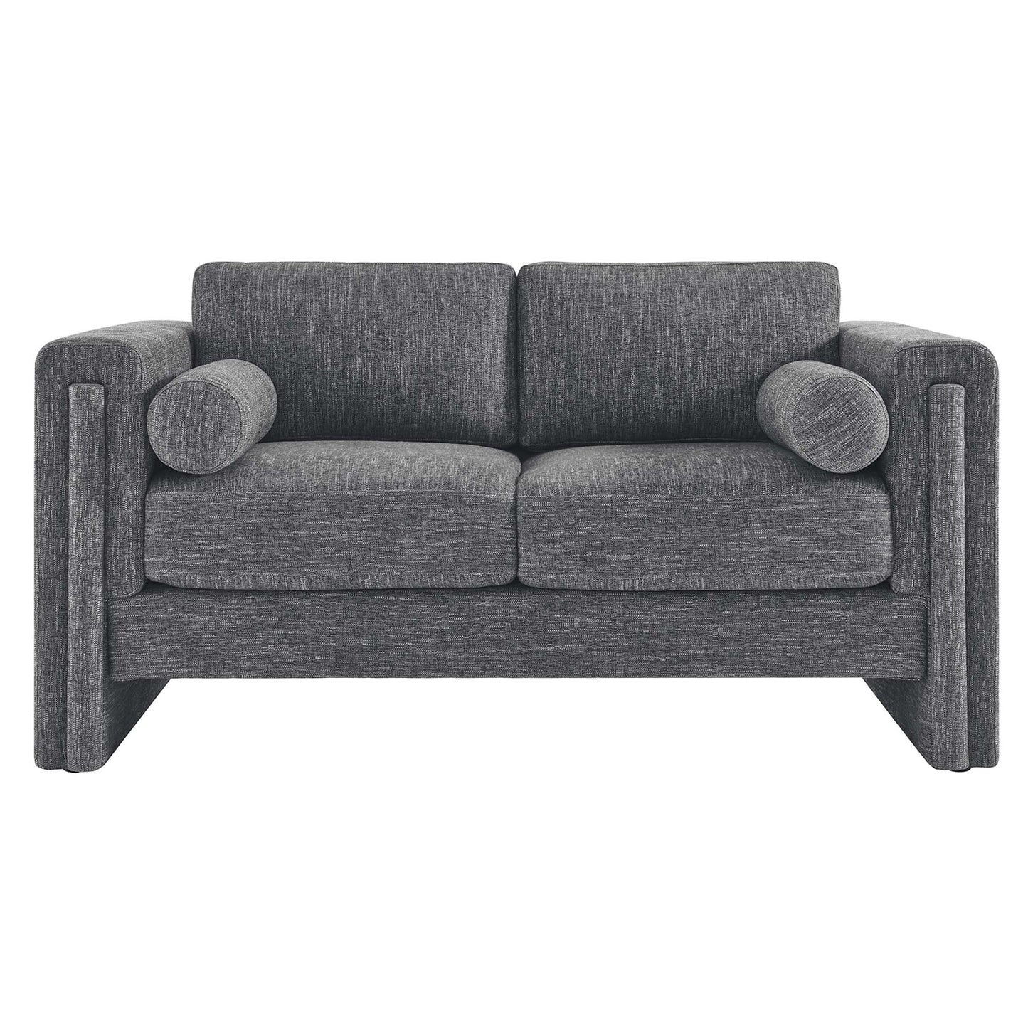 Modway Outlet Visible Fabric Loveseat by Modway  Living Room Furniture Gray - EEI-6375-GRY