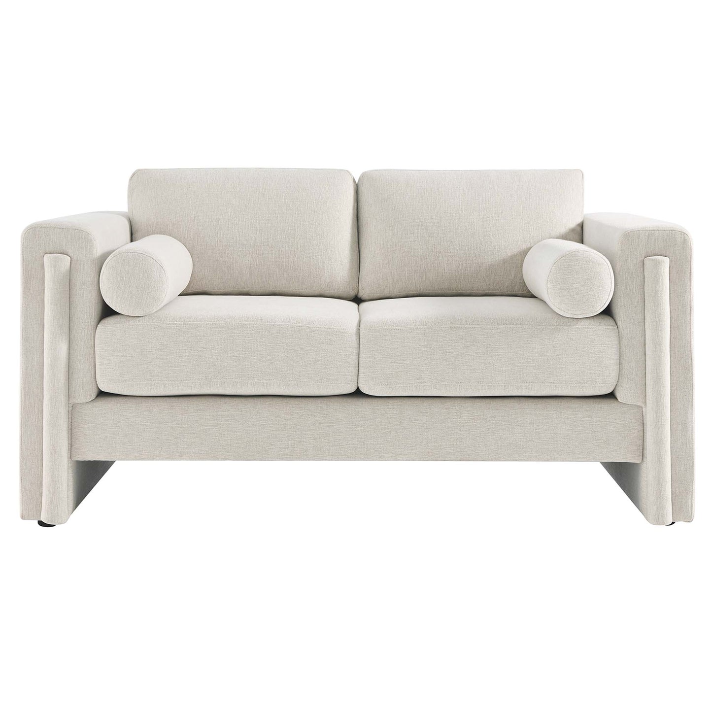 Modway Outlet Visible Fabric Loveseat by Modway  Living Room Furniture Ivory - EEI-6375-IVO
