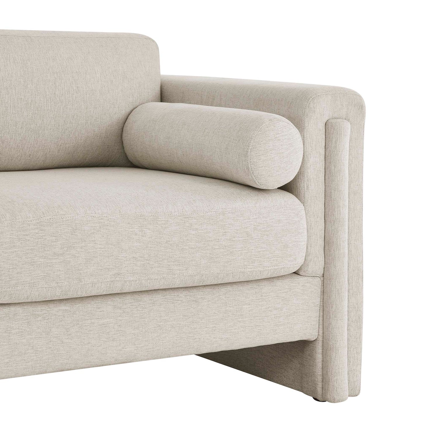 Modway Outlet Visible Fabric Loveseat by Modway  Living Room Furniture Ivory - EEI-6375-IVO