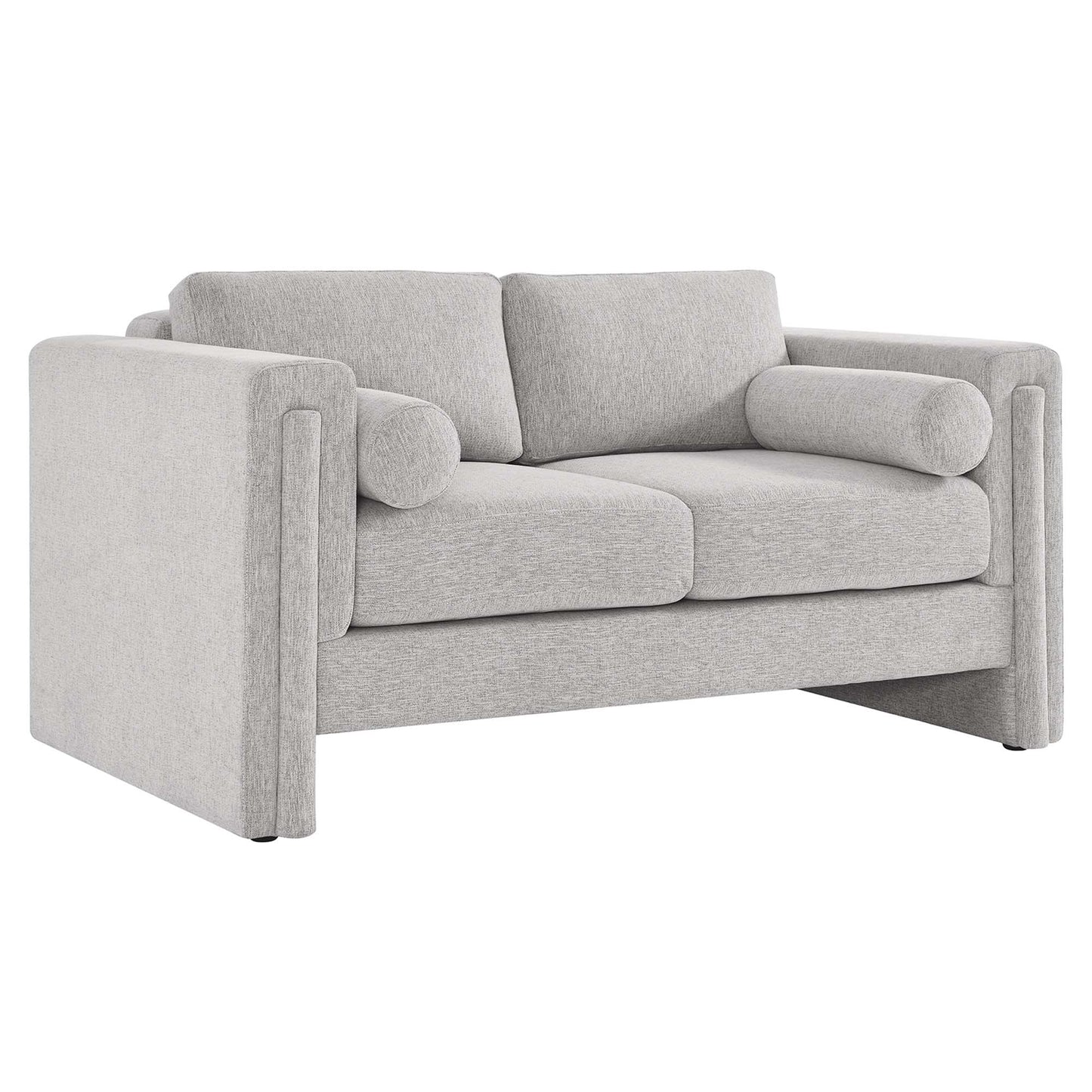 Modway Outlet Visible Fabric Loveseat by Modway  Living Room Furniture Light Gray - EEI-6375-LGR