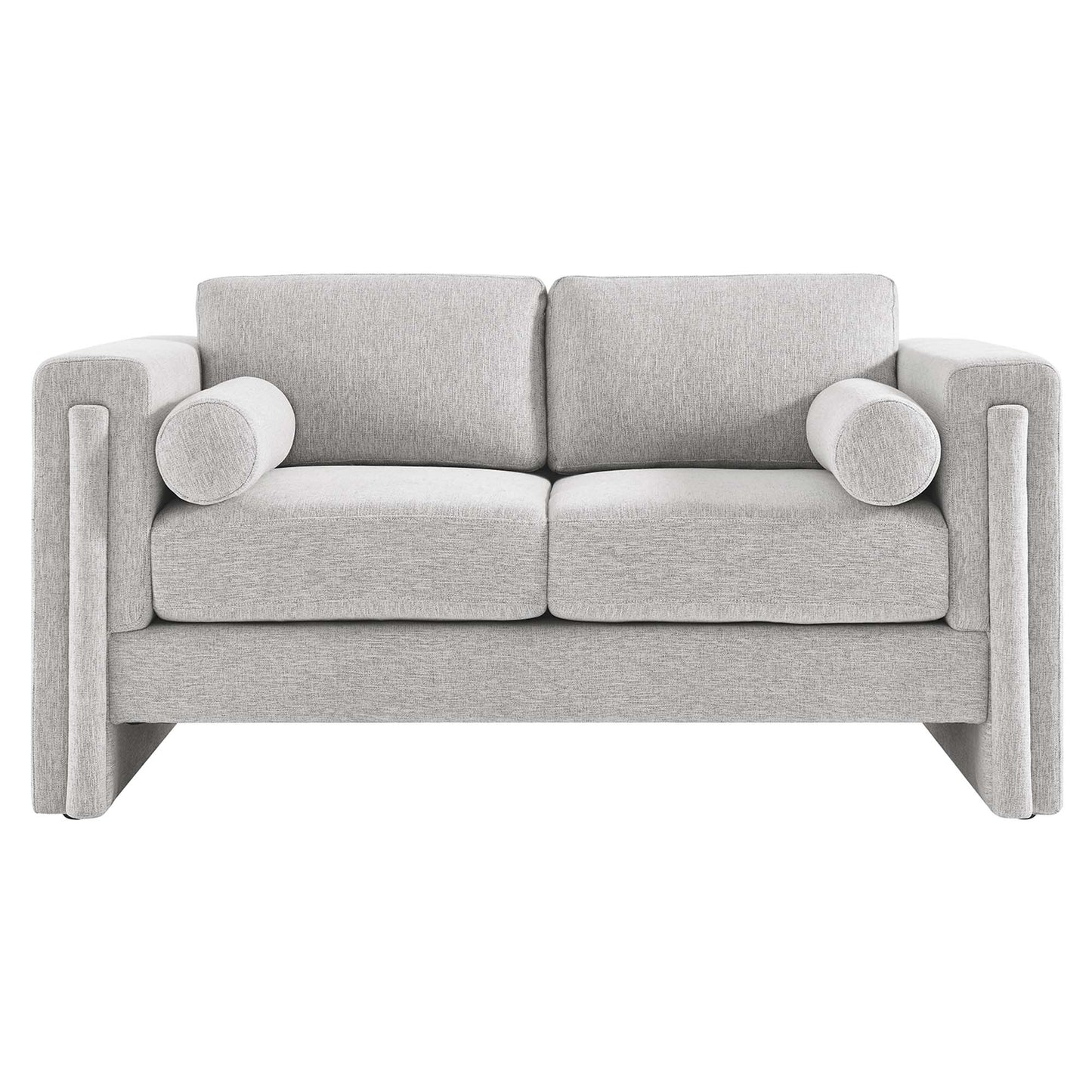 Modway Outlet Visible Fabric Loveseat by Modway  Living Room Furniture Light Gray - EEI-6375-LGR