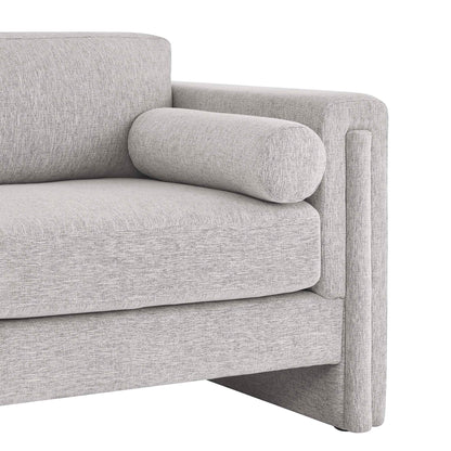 Modway Outlet Visible Fabric Loveseat by Modway  Living Room Furniture Light Gray - EEI-6375-LGR