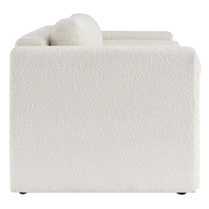 Modway Outlet Visible Boucle Fabric Loveseat by Modway  Living Room Furniture Ivory - EEI-6376-IVO