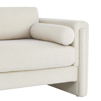 Modway Outlet Visible Boucle Fabric Loveseat by Modway  Living Room Furniture Ivory - EEI-6376-IVO