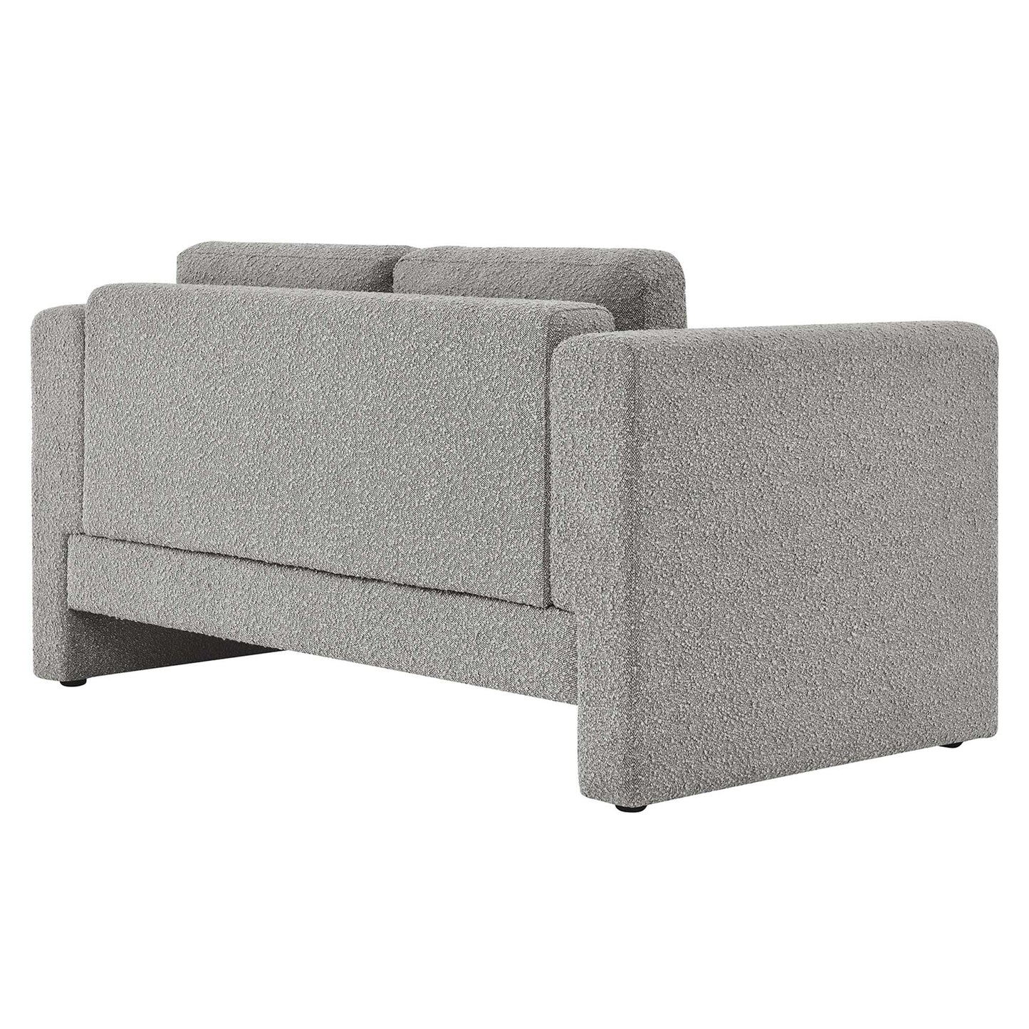 Modway Outlet Visible Boucle Fabric Loveseat by Modway  Living Room Furniture Light Gray - EEI-6376-LGR