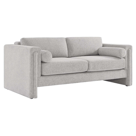 Modway Outlet Visible Fabric Sofa by Modway  Living Room Furniture Light Gray - EEI-6377-LGR