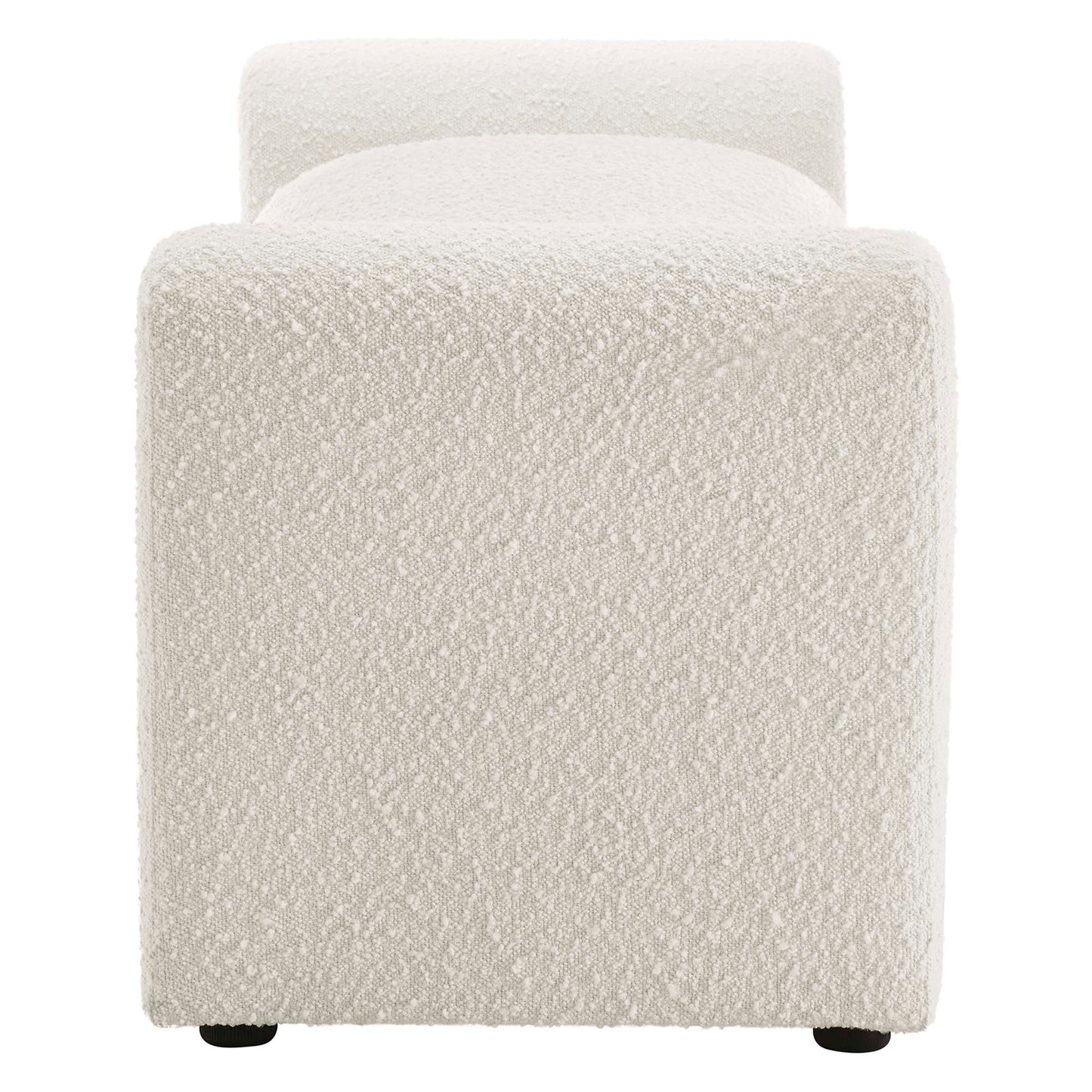 Modway - Waverly Boucle Fabric Bench by Modway  Living Room Benches and Stools White - EEI-6379-IVO
