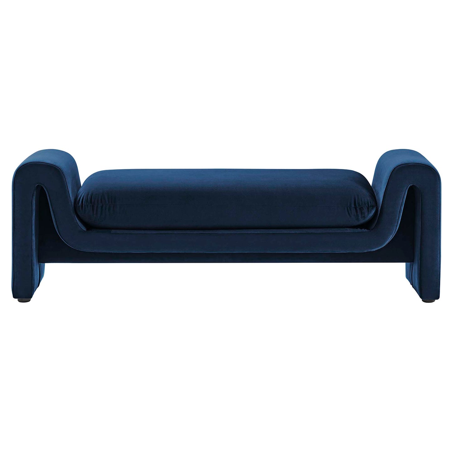 Modway - Waverly Performance Velvet Bench by Modway  Living Room Benches and Stools Blue - EEI-6380-MID