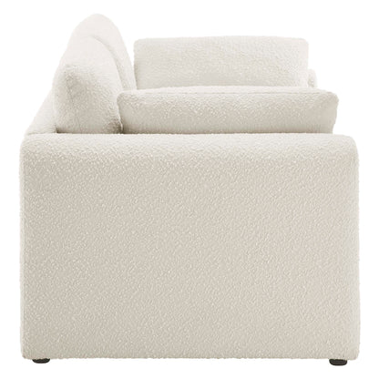 Modway - Waverly Boucle Fabric Sofa by Modway  Living Room Sofas and Armchairs White - EEI-6381-IVO