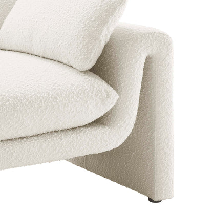 Modway - Waverly Boucle Fabric Sofa by Modway  Living Room Sofas and Armchairs White - EEI-6381-IVO