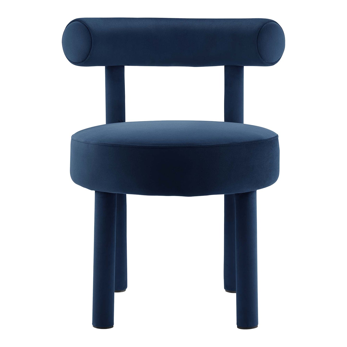 Modway - Toulouse Performance Velvet Dining Chair by Modway  Bar and Dining Dining Chairs Blue - EEI-6388-MID