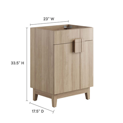 Modway - Miles 24? Bathroom Vanity Cabinet (Sink Basin Not Included) by Modway  Bathroom Vanities Brown - EEI-6399-OAK