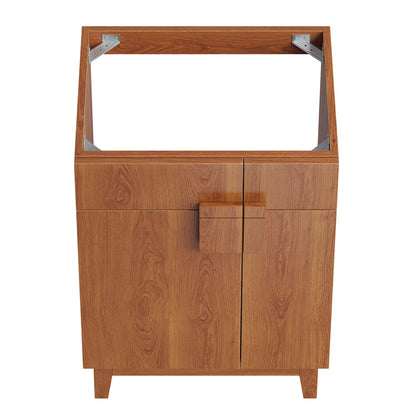 Modway - Miles 24? Bathroom Vanity Cabinet (Sink Basin Not Included) by Modway  Bathroom Vanities Brown - EEI-6399-WAL