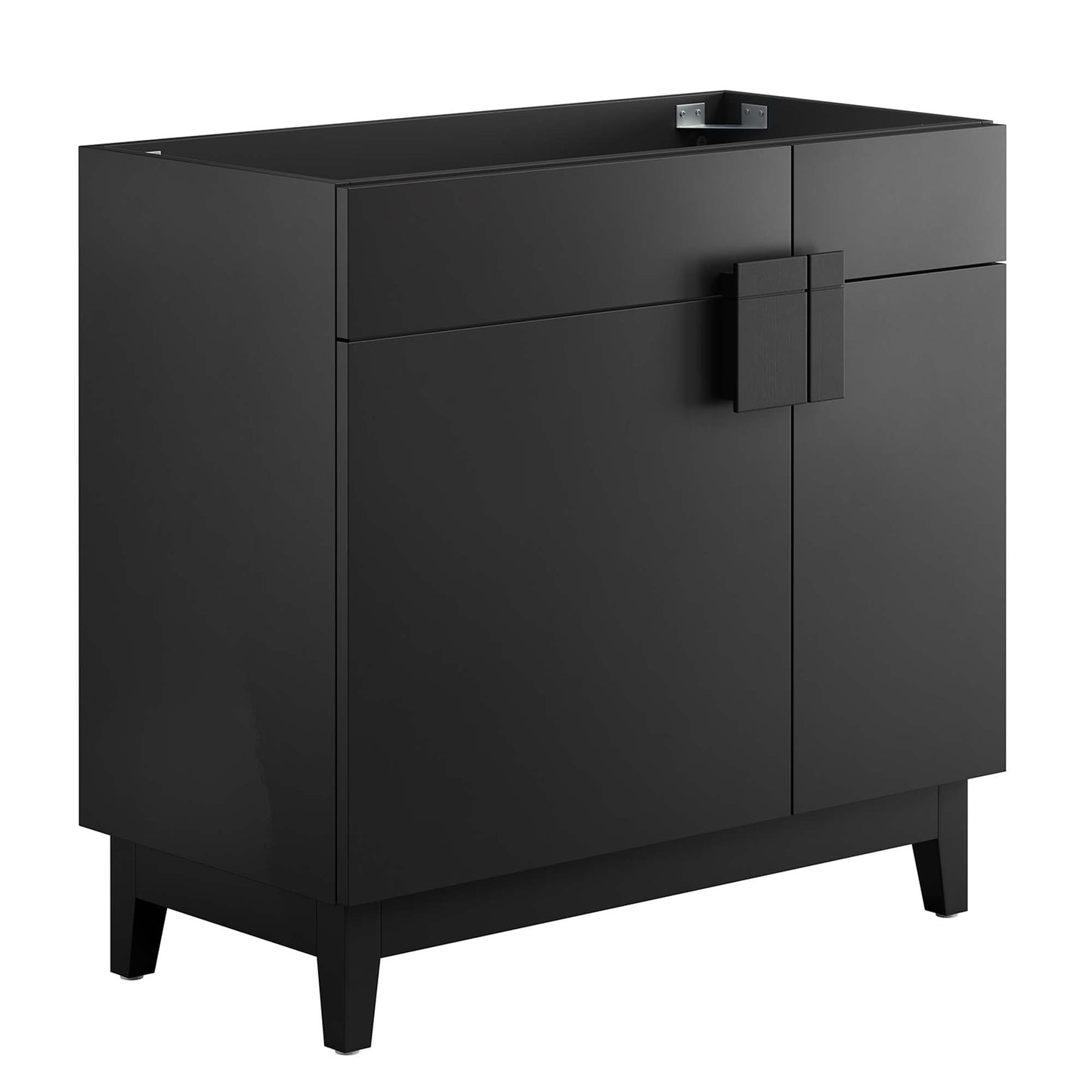 Modway - Miles 36? Bathroom Vanity Cabinet (Sink Basin Not Included) by Modway  Bathroom Vanities Black - EEI-6400-BLK