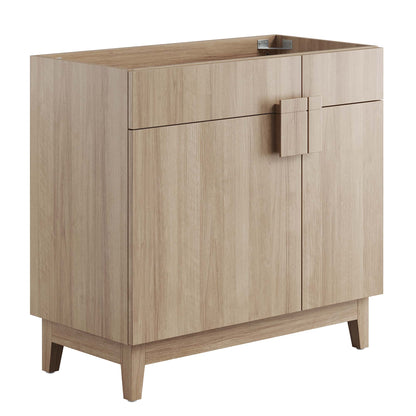 Modway - Miles 36? Bathroom Vanity Cabinet (Sink Basin Not Included) by Modway  Bathroom Vanities Brown - EEI-6400-OAK