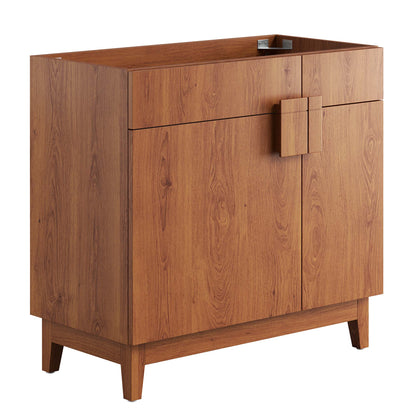 Modway - Miles 36? Bathroom Vanity Cabinet (Sink Basin Not Included) by Modway  Bathroom Vanities Brown - EEI-6400-WAL