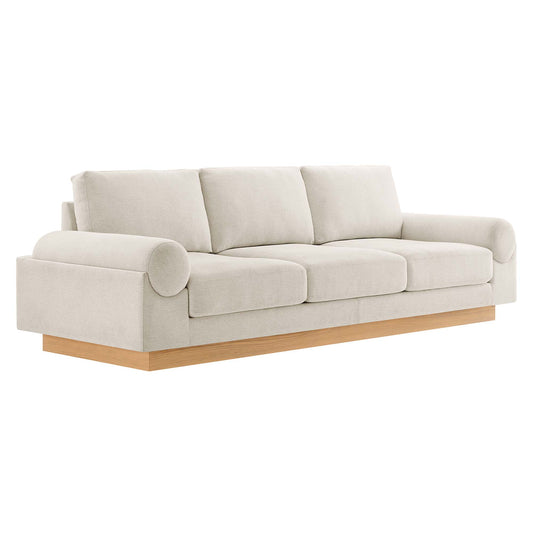 Modway - Oasis Upholstered Fabric Sofa by Modway  Living Room Sofas and Armchairs White - EEI-6401-IVO