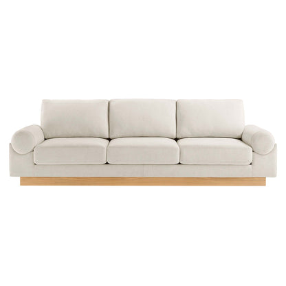 Modway - Oasis Upholstered Fabric Sofa by Modway  Living Room Sofas and Armchairs White - EEI-6401-IVO