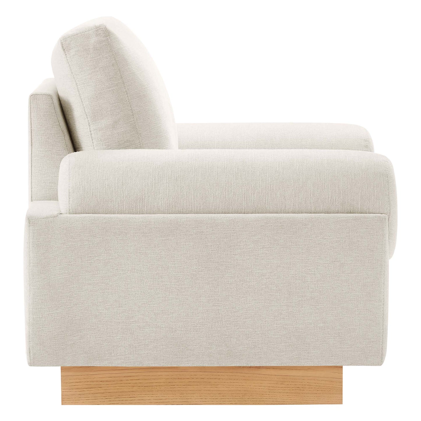 Modway - Oasis Upholstered Fabric Armchair by Modway  Living Room Sofas and Armchairs White - EEI-6402-IVO