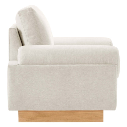 Modway - Oasis Upholstered Fabric Armchair by Modway  Living Room Sofas and Armchairs White - EEI-6402-IVO