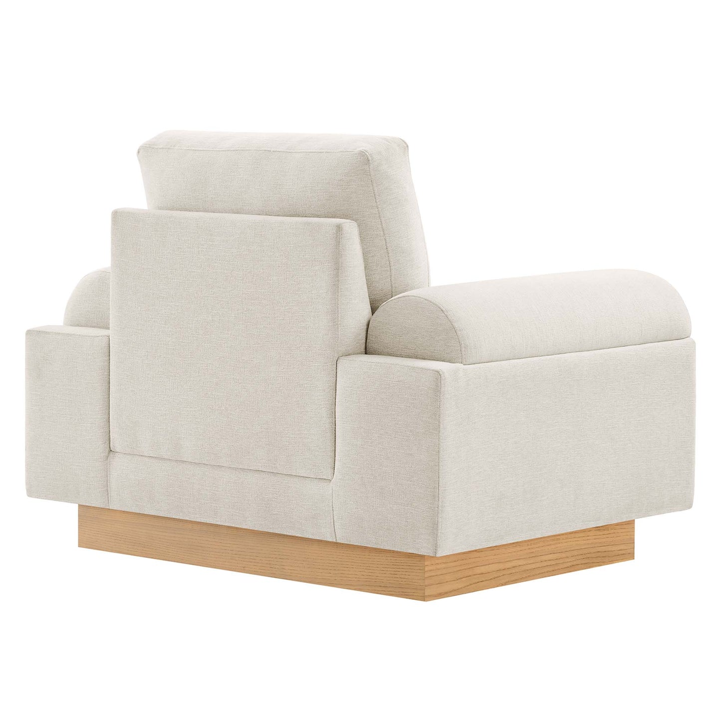 Modway - Oasis Upholstered Fabric Armchair by Modway  Living Room Sofas and Armchairs White - EEI-6402-IVO