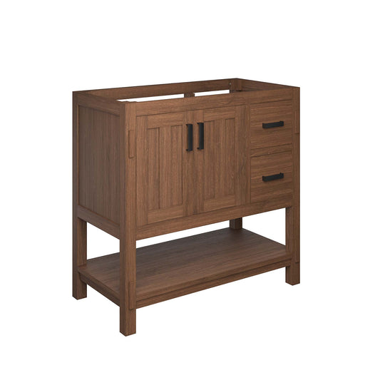 Modway - Ashlyn 36? Wood Bathroom Vanity Cabinet (Sink Basin Not Included) by Modway  Bathroom Vanities Brown - EEI-6404-WAL