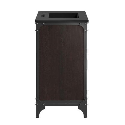 Modway - Steamforge 30" Bathroom Vanity by Modway  Bathroom Vanities Black - EEI-6416-BLK-BLK