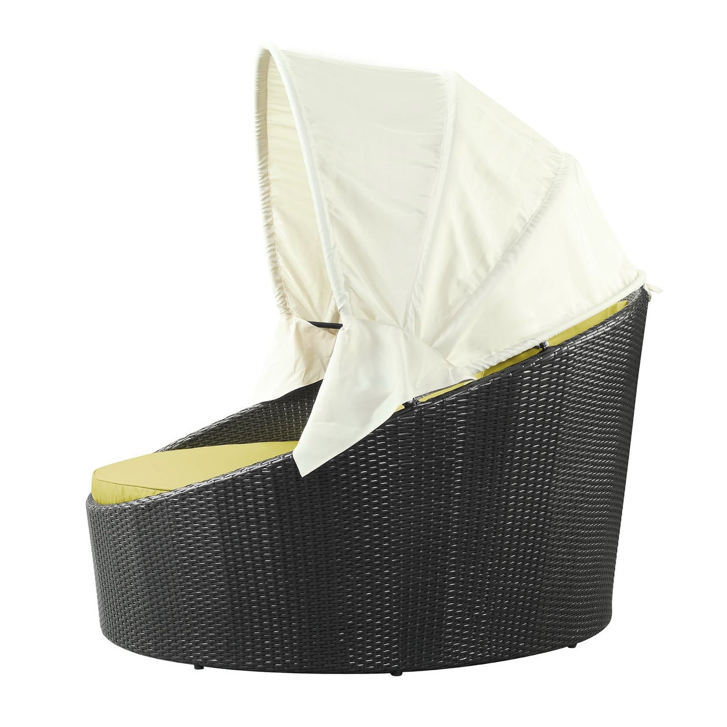 Modway Outlet Siesta Canopy Outdoor Patio Daybed by Modway  Outdoor Furniture Furniture Espresso Peridot - EEI-642-EXP-PER