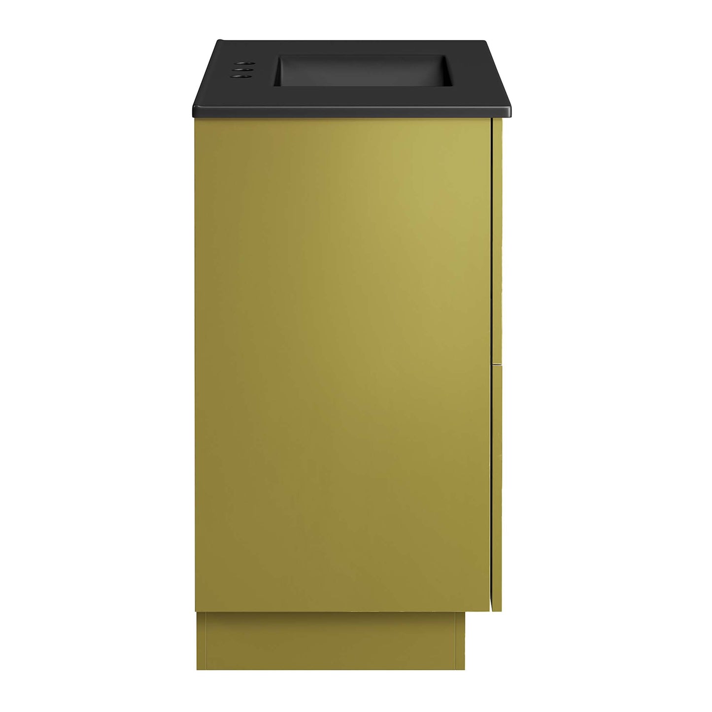 Modway Outlet Quantum 36" Bathroom Vanity by Modway  Bathroom Furniture Black Gold - EEI-6430-BLK-GLD