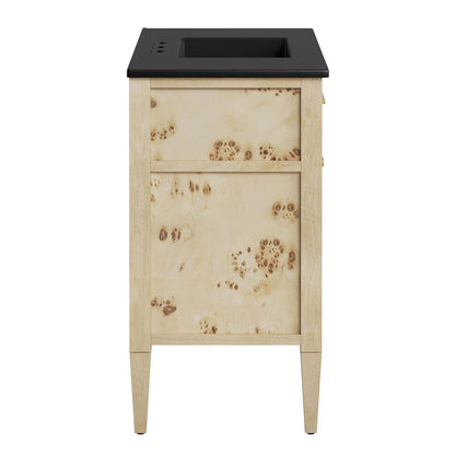 Modway Outlet Elysian 36" Wood Bathroom Vanity by Modway  Bathroom Furniture Black Burl - EEI-6449-BLK-BUR