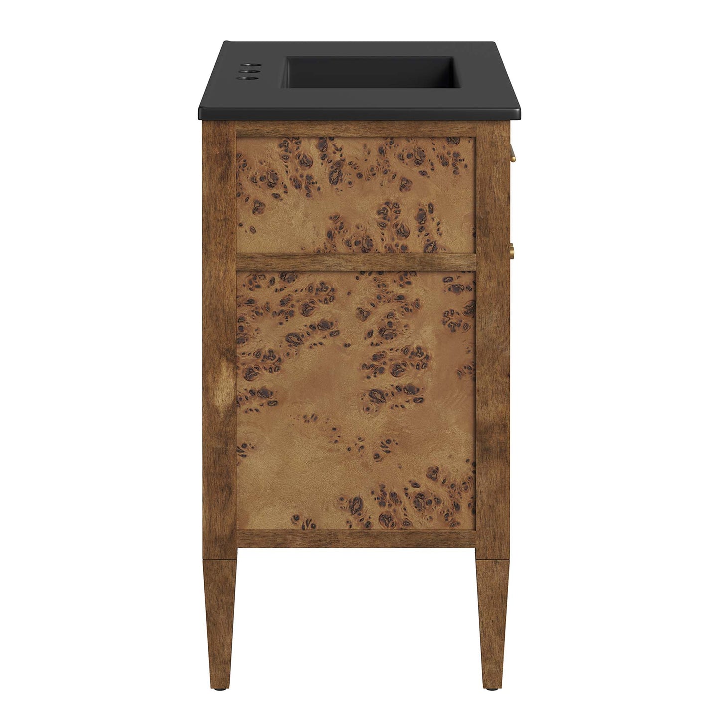 Modway - Elysian 36" Wood Bathroom Vanity by Modway  Bathroom Vanities Brown - EEI-6450-BLK-BRN