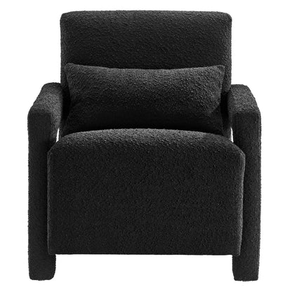 Modway Outlet Mirage Boucle Upholstered Armchair by Modway  Living Room Furniture Black - EEI-6475-BLK