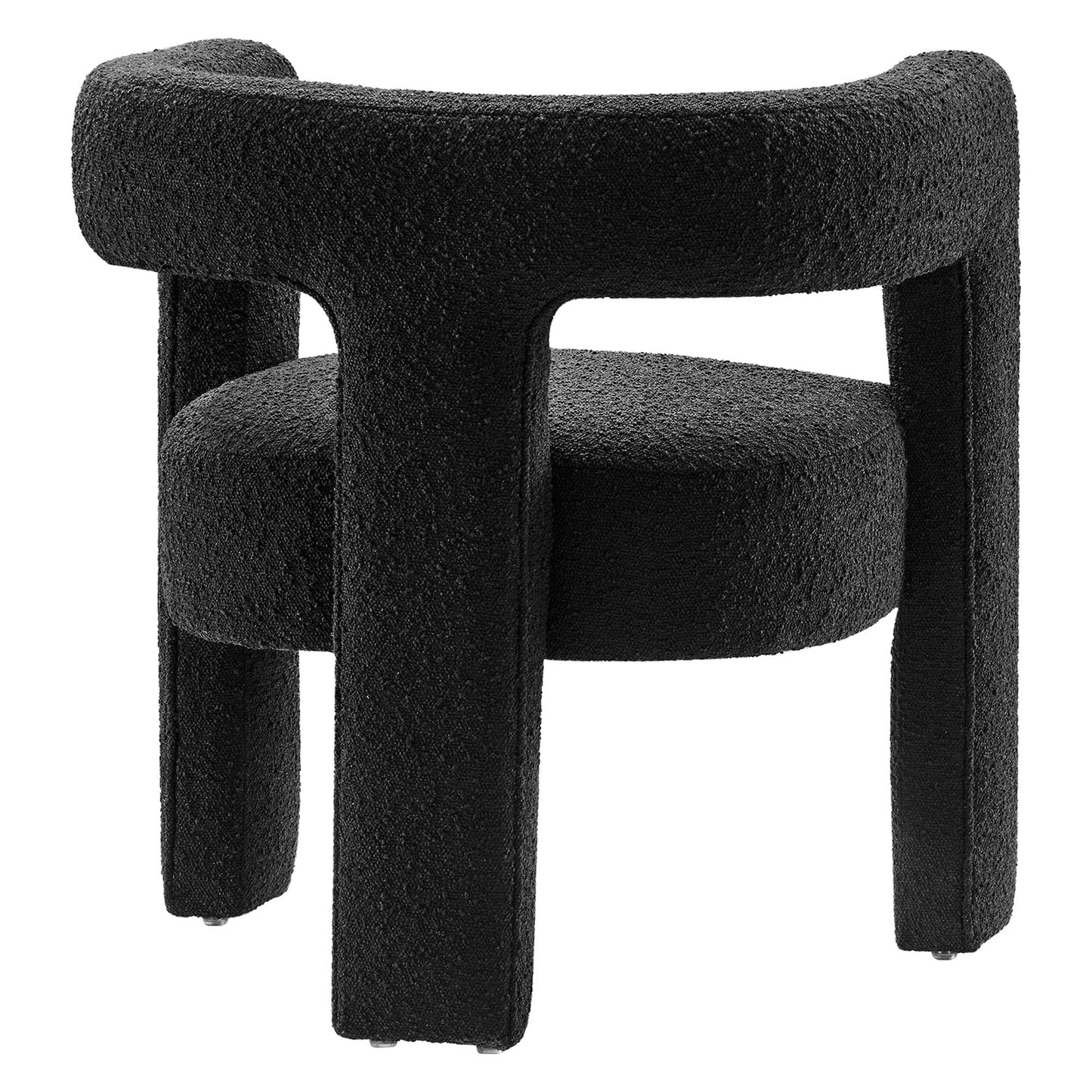 Modway - Kayla Boucle Upholstered Armchair by Modway  Living Room Sofas and Armchairs Black - EEI-6479-BLK