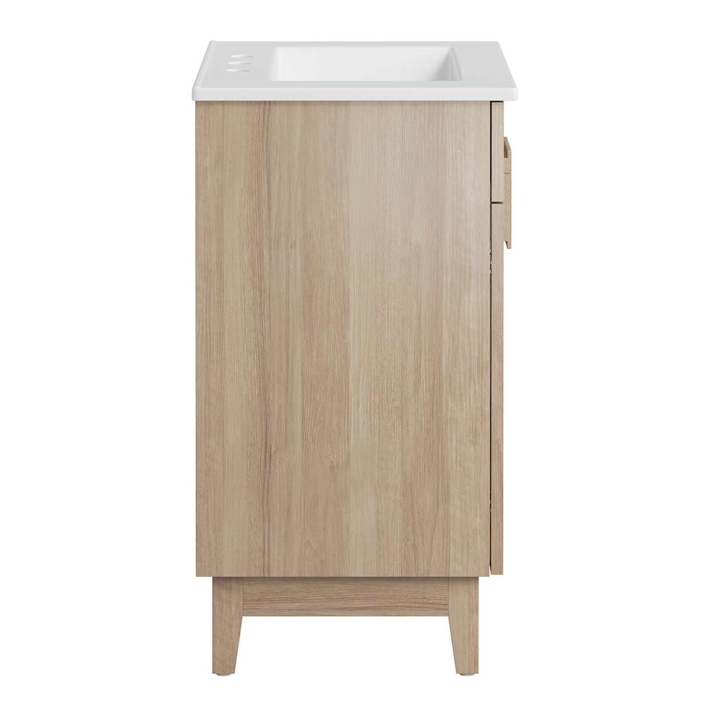 Modway - Miles 24? Bathroom Vanity by Modway  Bathroom Vanities Brown - EEI-6482-WHI-OAK