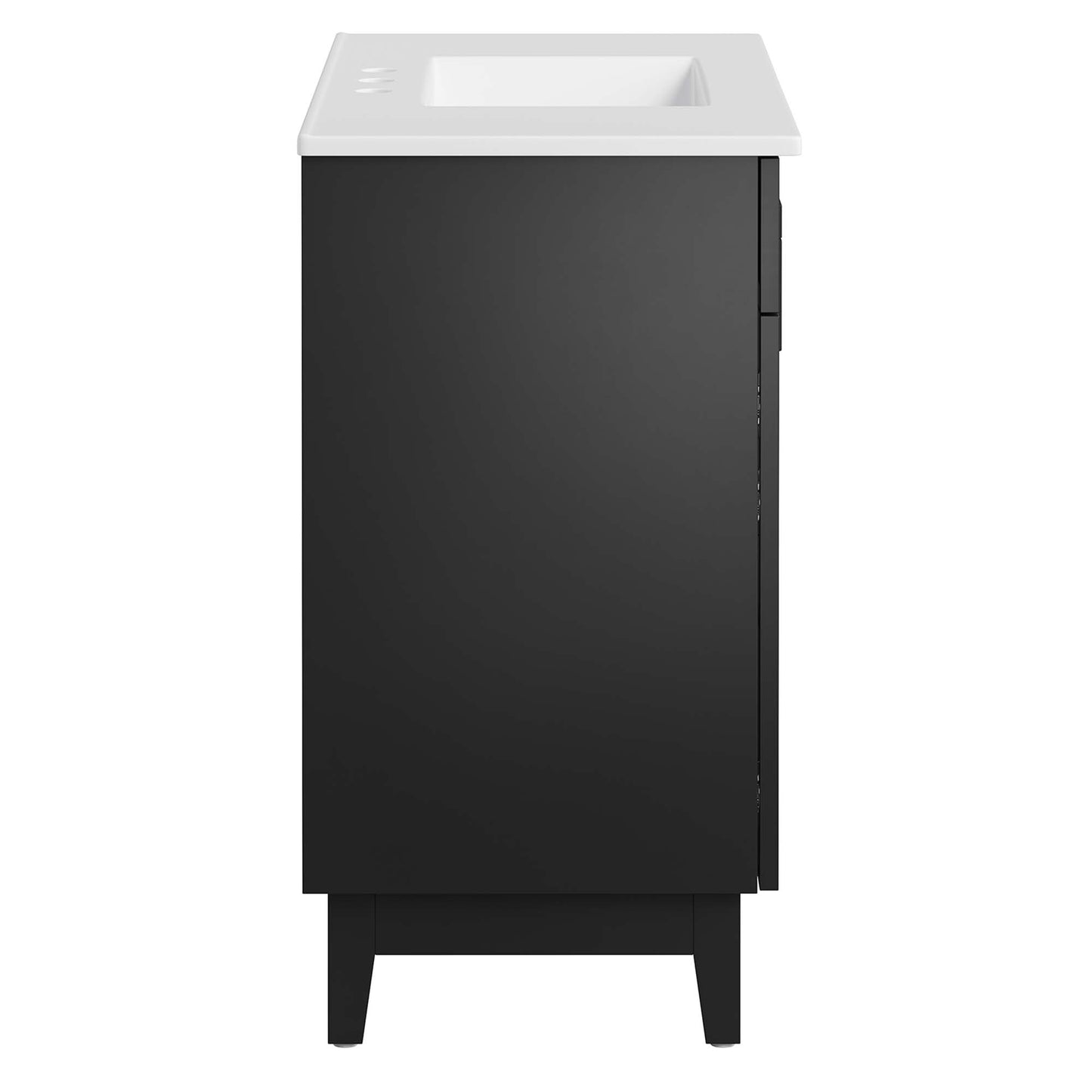 Modway - Miles 36? Bathroom Vanity by Modway  Bathroom Vanities Black - EEI-6484-WHI-BLK