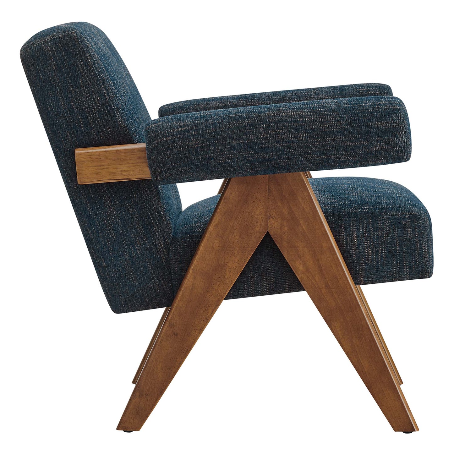 Modway - Lyra Fabric Armchair by Modway  Living Room Sofas and Armchairs Blue - EEI-6503-HEA