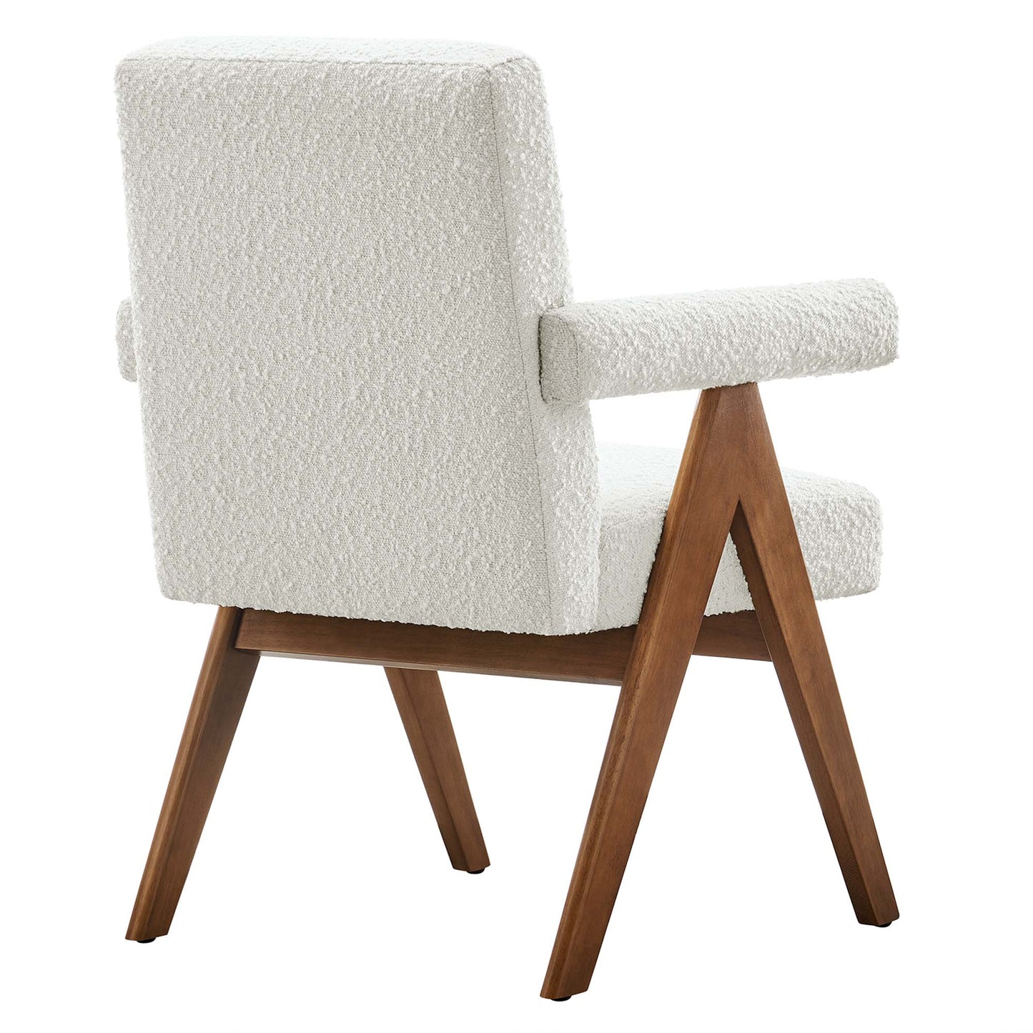 Modway - Lyra Boucle Fabric Dining Room Chair Set of 2 by Modway  Bar and Dining Dining Chairs White - EEI-6506-IVO