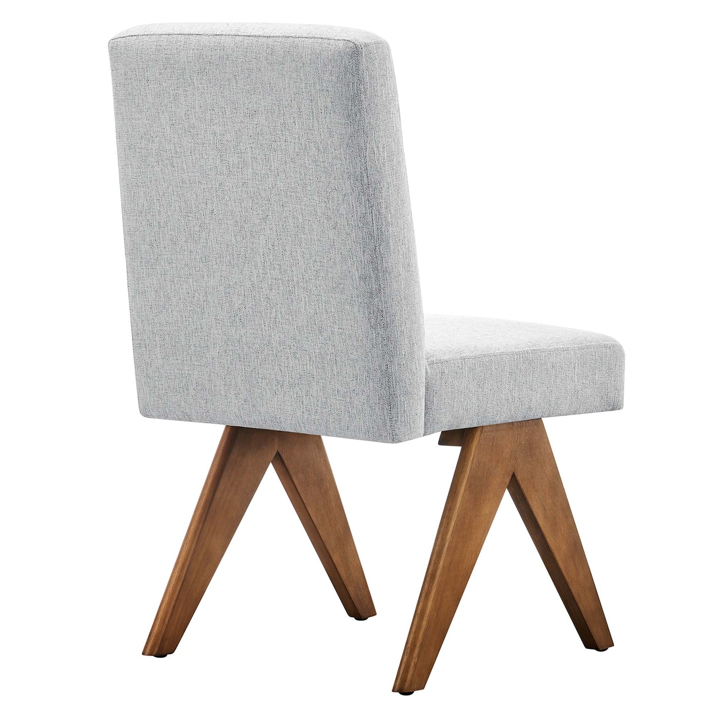 Modway Outlet Lyra Fabric Dining Room Side Chair Set of 2 by Modway  Bar and Dining Furniture Light Gray Fabric - EEI-6509-HLG