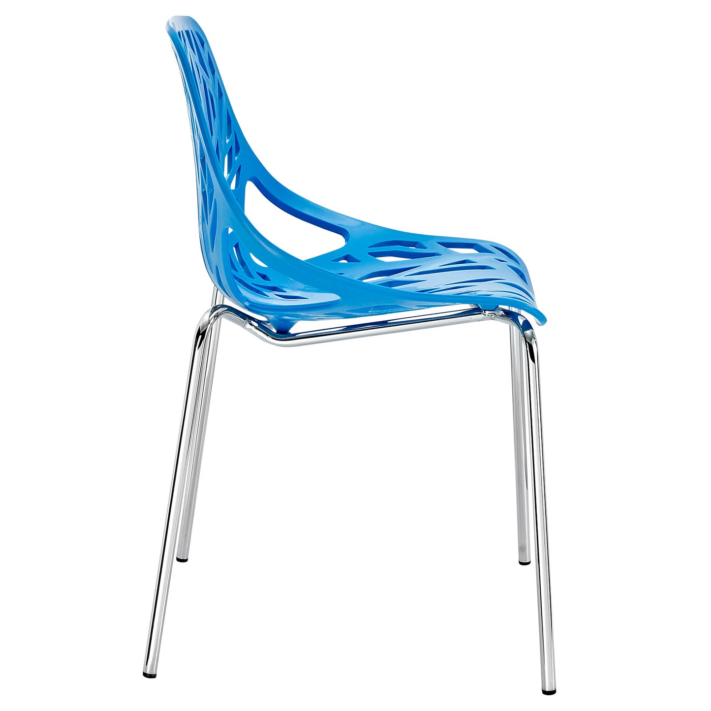 Modway Outlet Stencil Dining Side Chair by Modway  Bar and Dining Furniture Blue - EEI-651-BLU